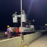 Santa Maria e Prefeitura de Colatina revitalizam postes de iluminação da Ponte Florentino Avidos